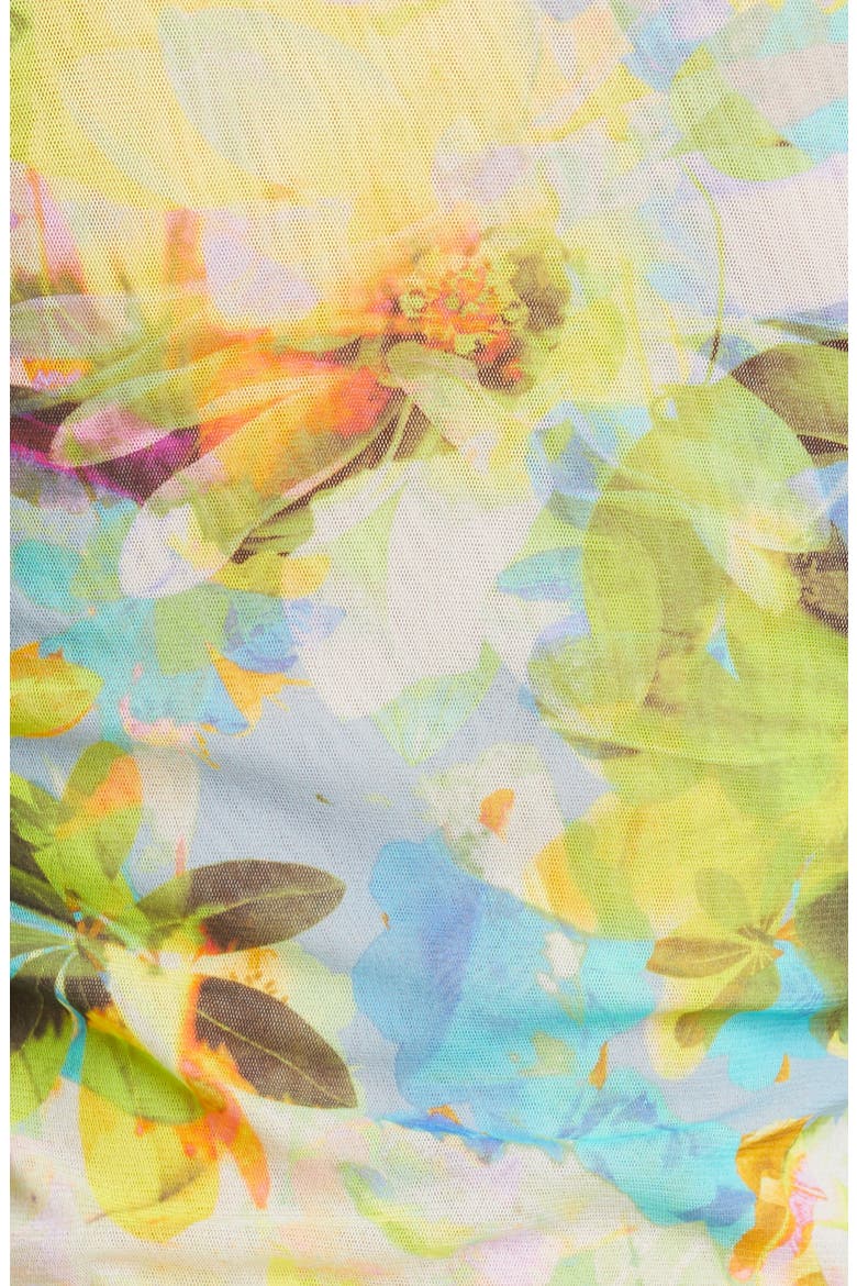 Floral Long Sleeve Top, Alternate, color, LIMPIDO