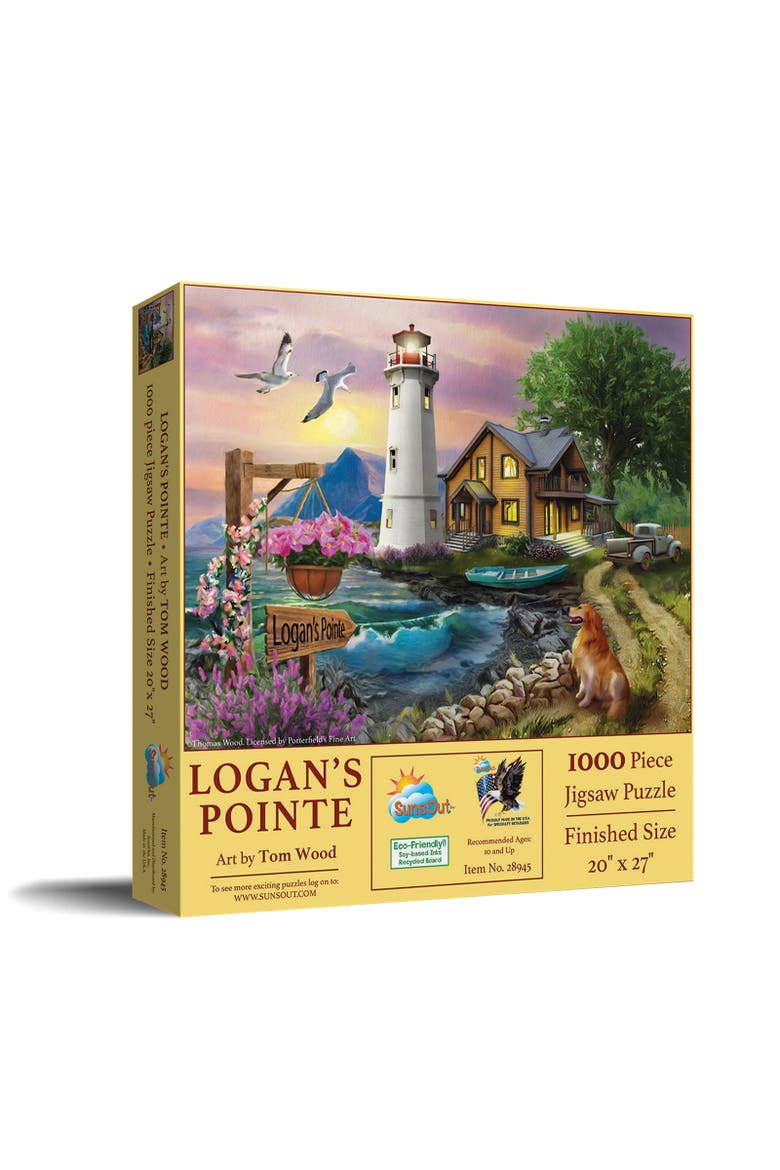 Logan's Pointe 1000 piece Jigsaw Puzzle for Adults, Main, color, Multicolor