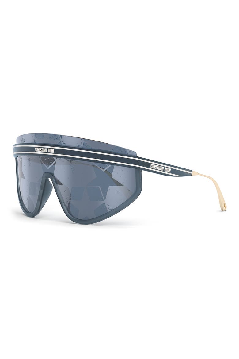 The DiorClub M2U Mask Sunglasses, Alternate, color, MBLU/BLUG