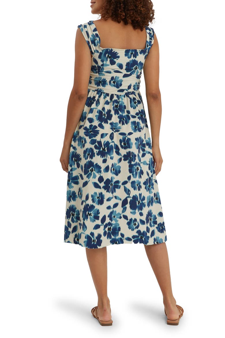 Cheri Fit & Flare Maternity Dress, Alternate, color, IKAT FLORAL