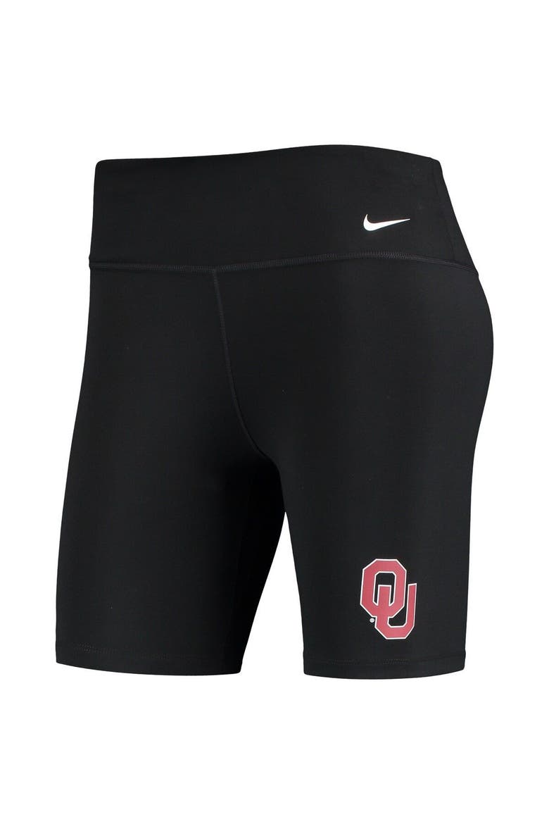 Women's Nike Black Oklahoma Sooners Biker Performance Shorts, Alternate, color, Black