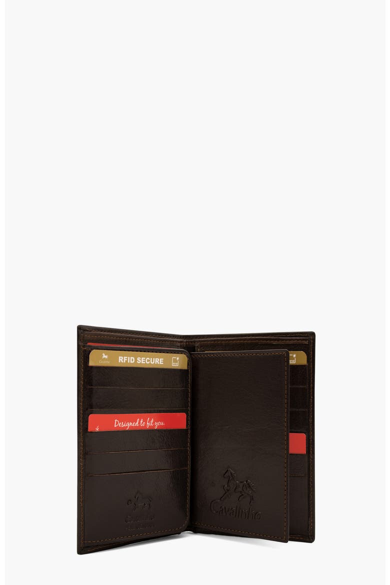 Gentleman Bifold Leather Wallet 556, Alternate, color, Brown