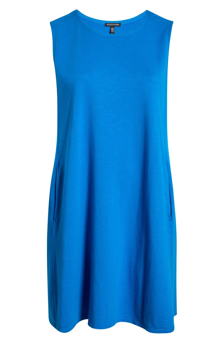 Eileen Fisher Sleeveless Organic Cotton A-Line Dress, Main, color,
