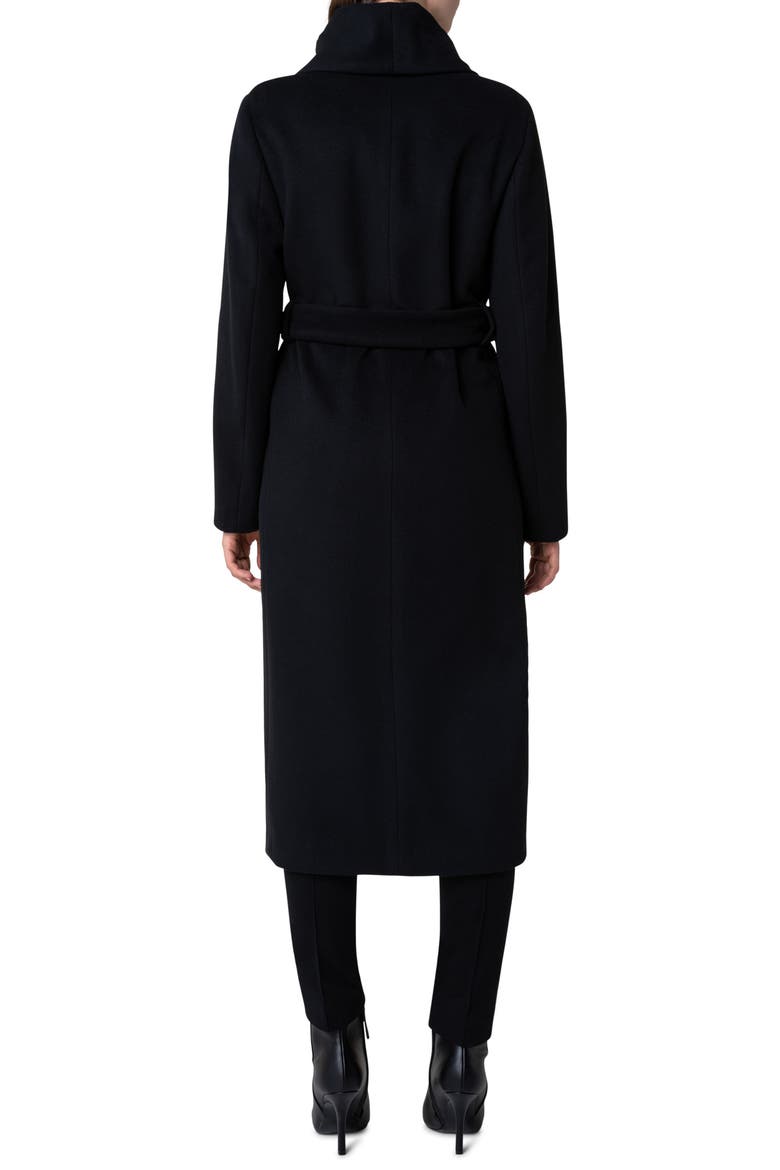 Wool Blend Coat, Alternate, color, BLACK