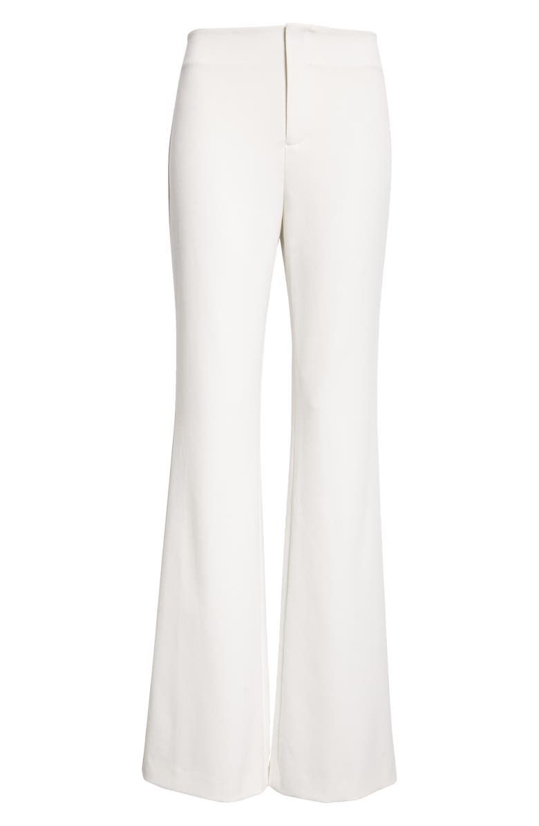Alice + Olivia Teeny Bootcut Pants, Alternate, color, Off White