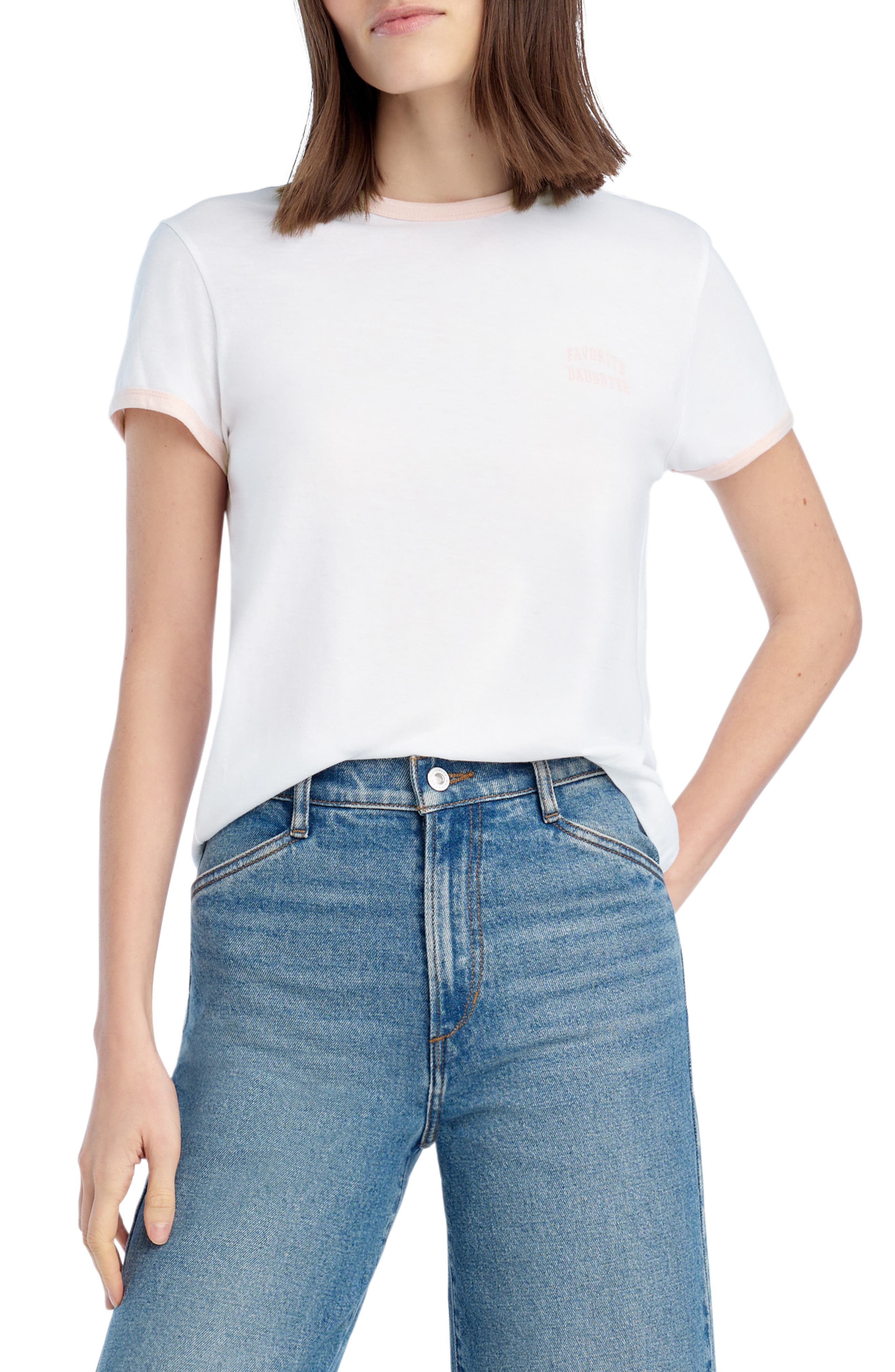 The Collegiate Chest Logo Ringer T-Shirt