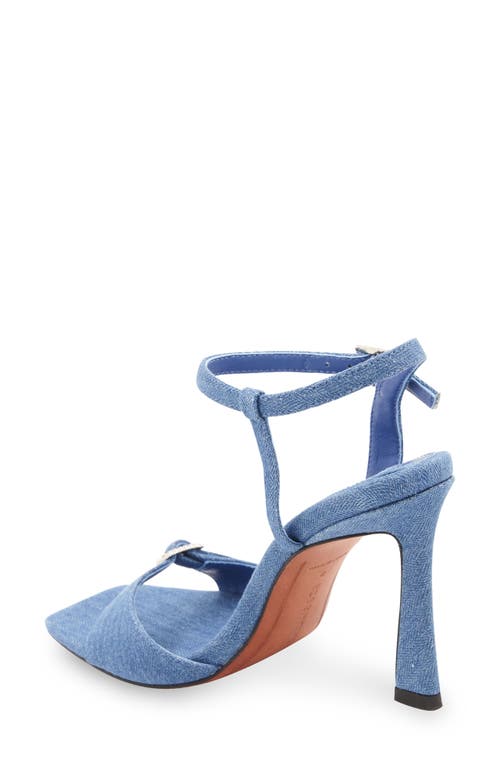 Bcbg Max Azria Skena Ankle Strap Sandal In Blue