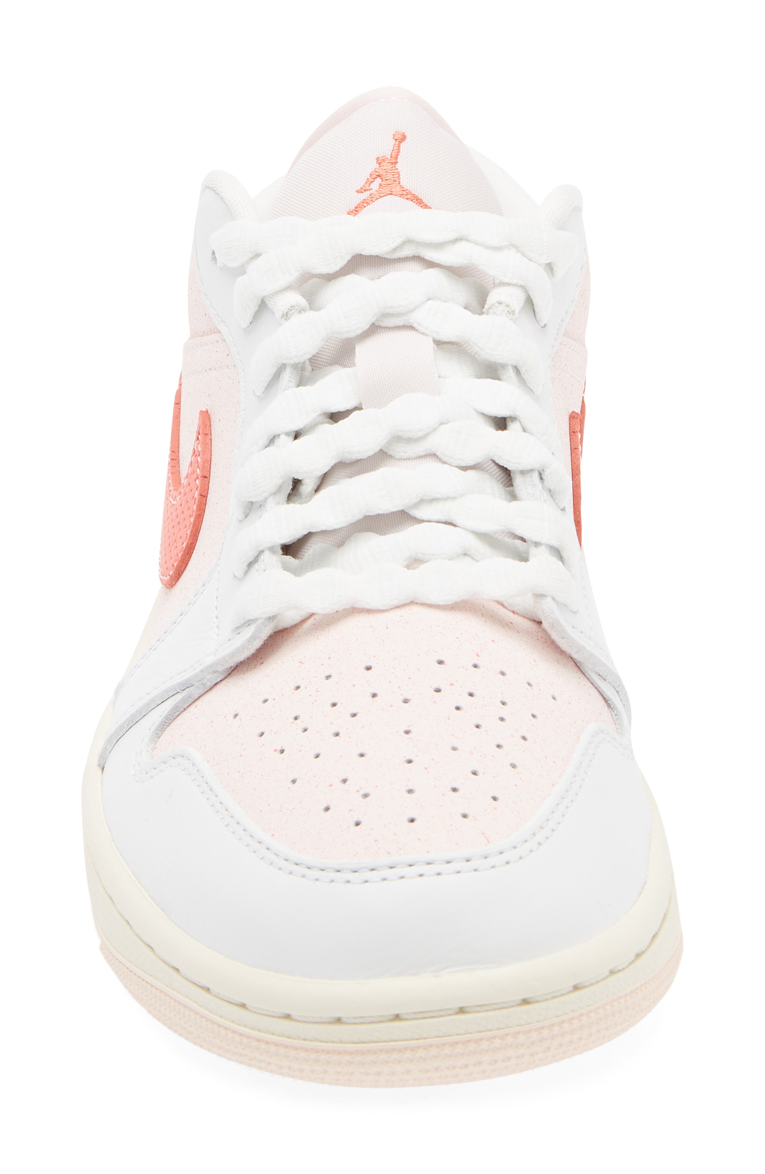 Jordan Air Jordan 1 Low SE Basketball Sneaker, Alternate, color, Summit White/ Ember/ Pink