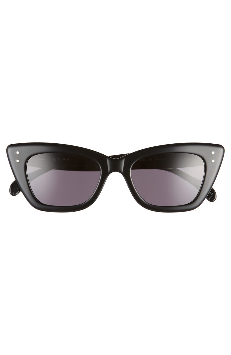Alaïa 51mm Cat Eye Sunglasses, Alternate, color, 