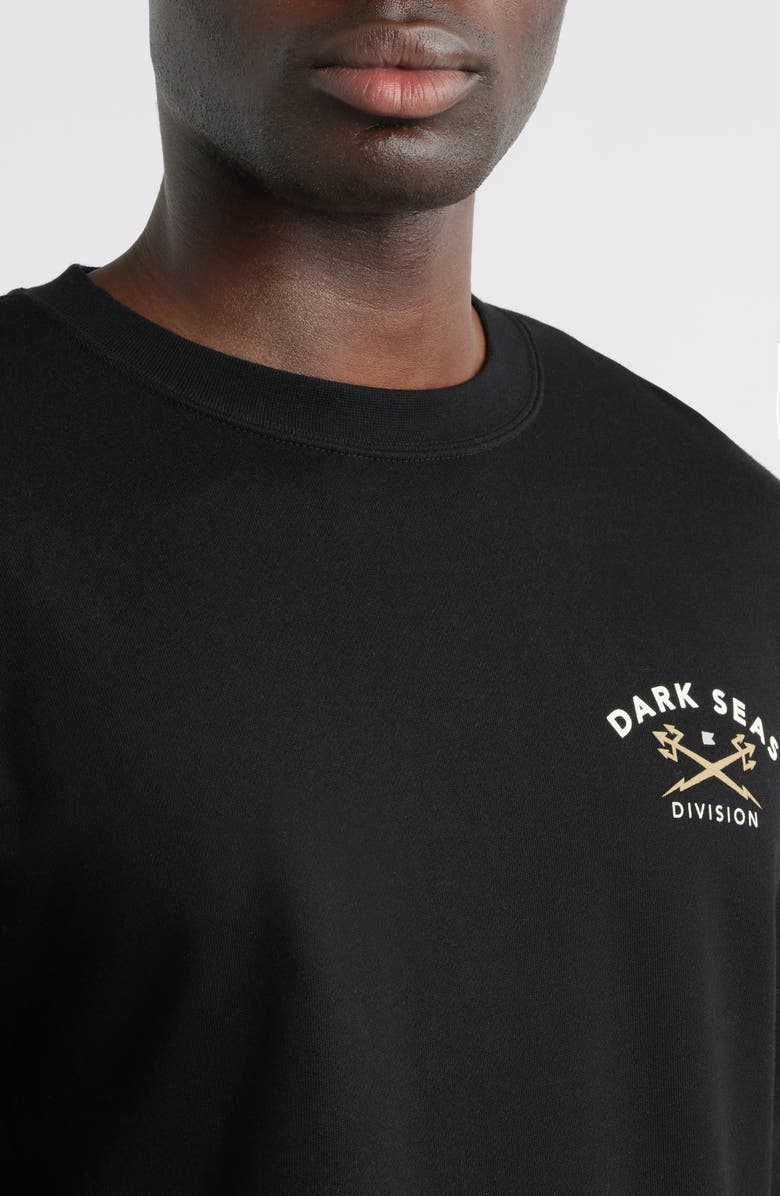 DARK SEAS Headmaster V3 Graphic Sweatshirt, Alternate, color, Black