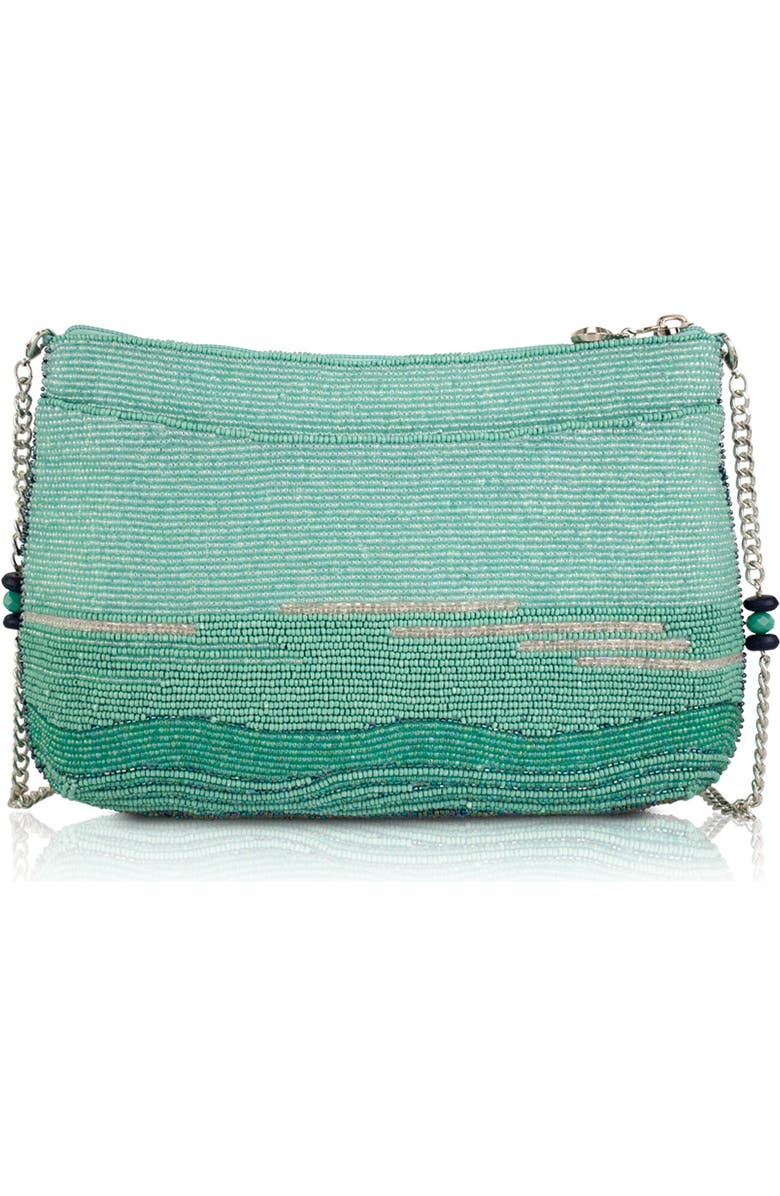 Mary Frances Accessories Sea to Sky Crossbody Handbag, Alternate, color, Blue