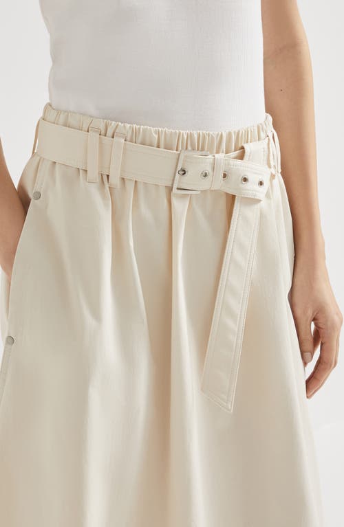 Brunello Cucinelli Wide Skirt In Panama