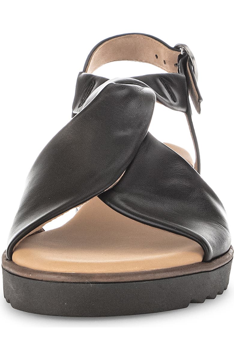 Gabor Ankle Strap Wedge Sandal, Alternate, color,