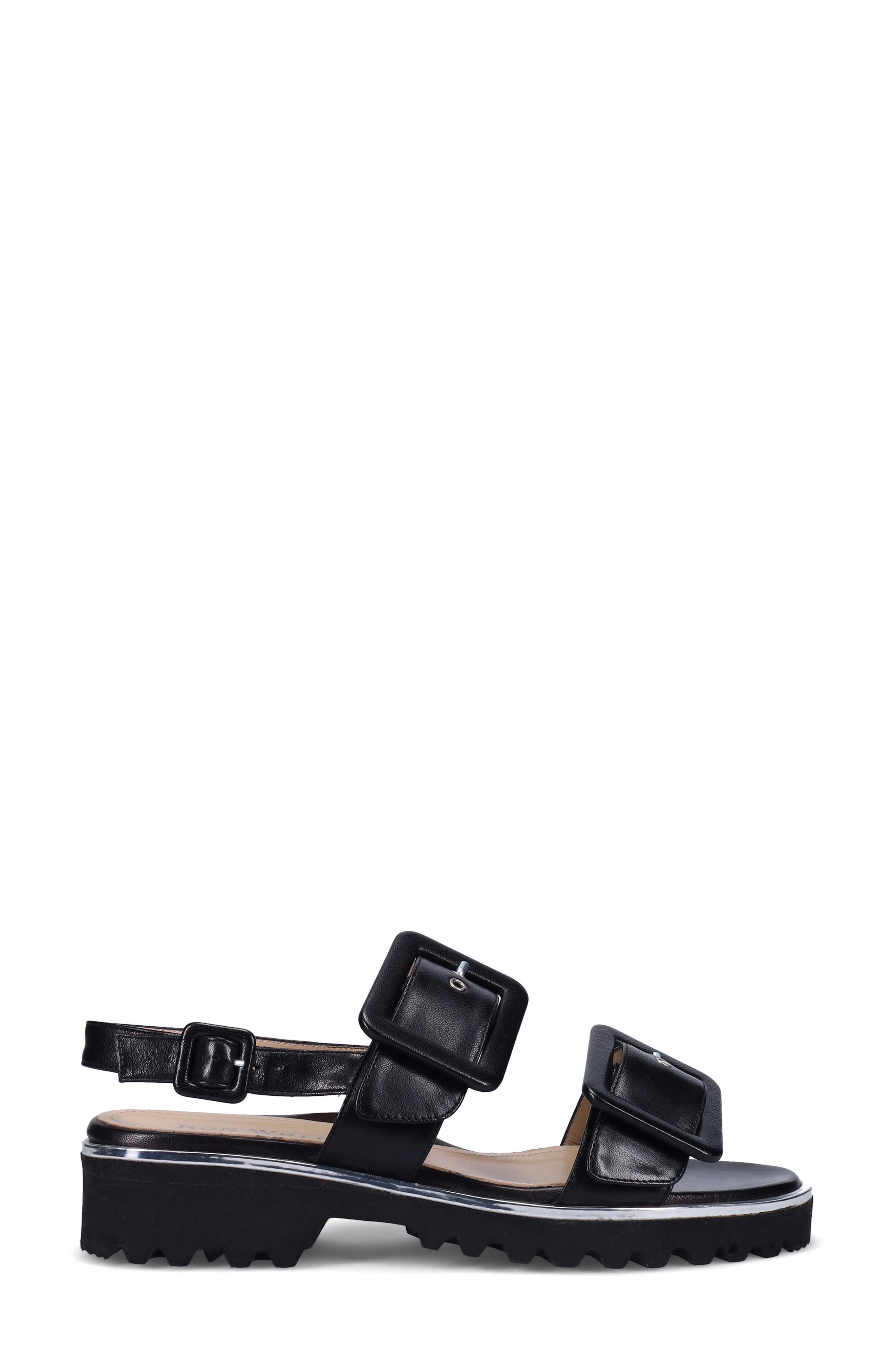 Ron White Callie Slingback Sandal, Alternate, color, Onyx