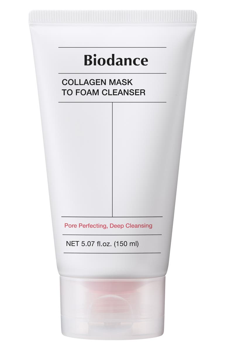 BIODANCE Collagen Mask to Foam Cleanser, Main, color,
