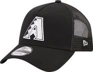 New Era Men's New Era Black Arizona Diamondbacks A-Frame 9FORTY Trucker Adjustable Hat