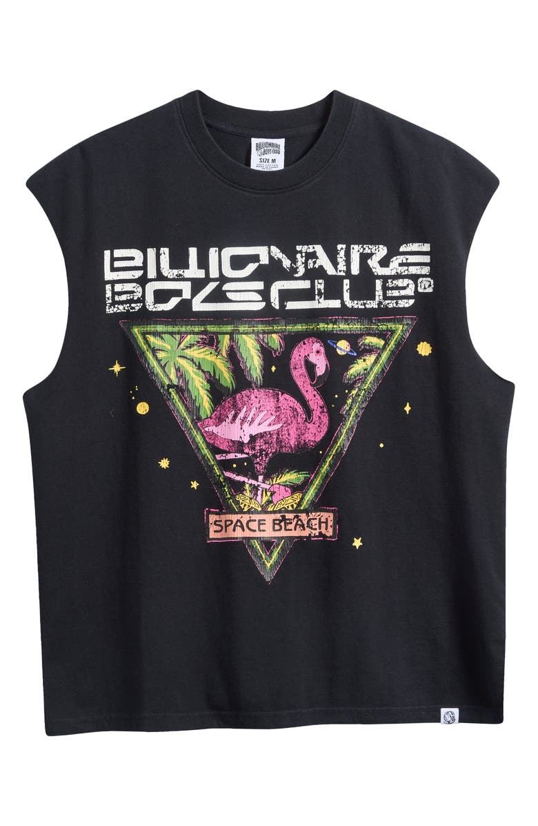 Billionaire Boys Club Space Graphic Tank, Alternate, color, Black