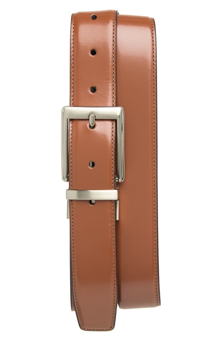 Original Penguin Reversible Leather Belt, Main, color, 