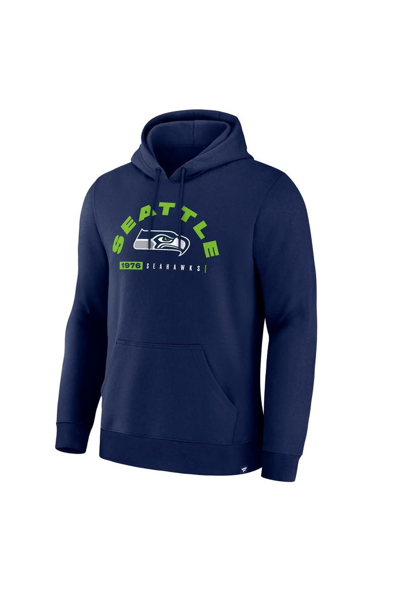 Men's Fanatics College Navy Seattle Seahawks Delay of Game Legacy Pullover Hoodie, Alternate, color, College Navy