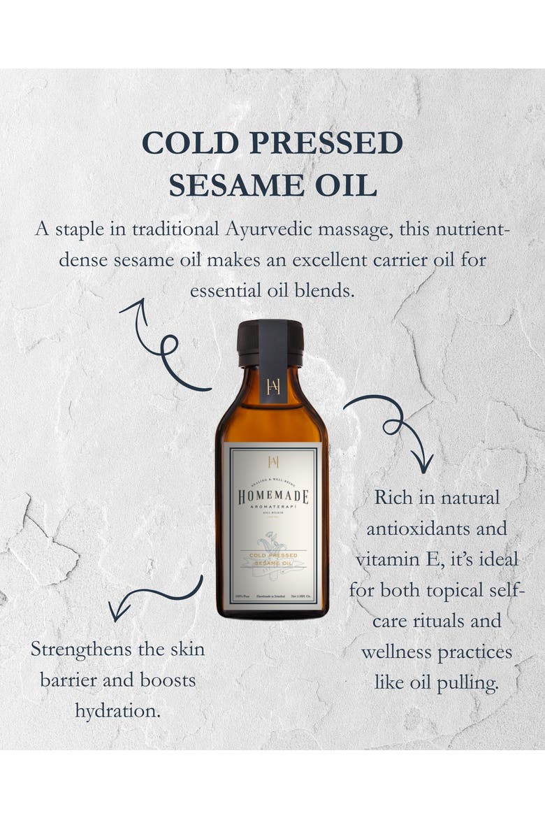 Pure Cold Pressed Nourishing Sesame Oil, Alternate, color, Golden