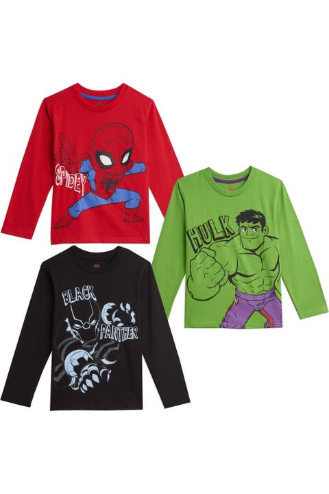 Avengers 3-Pack Long Sleeve T-Shirts