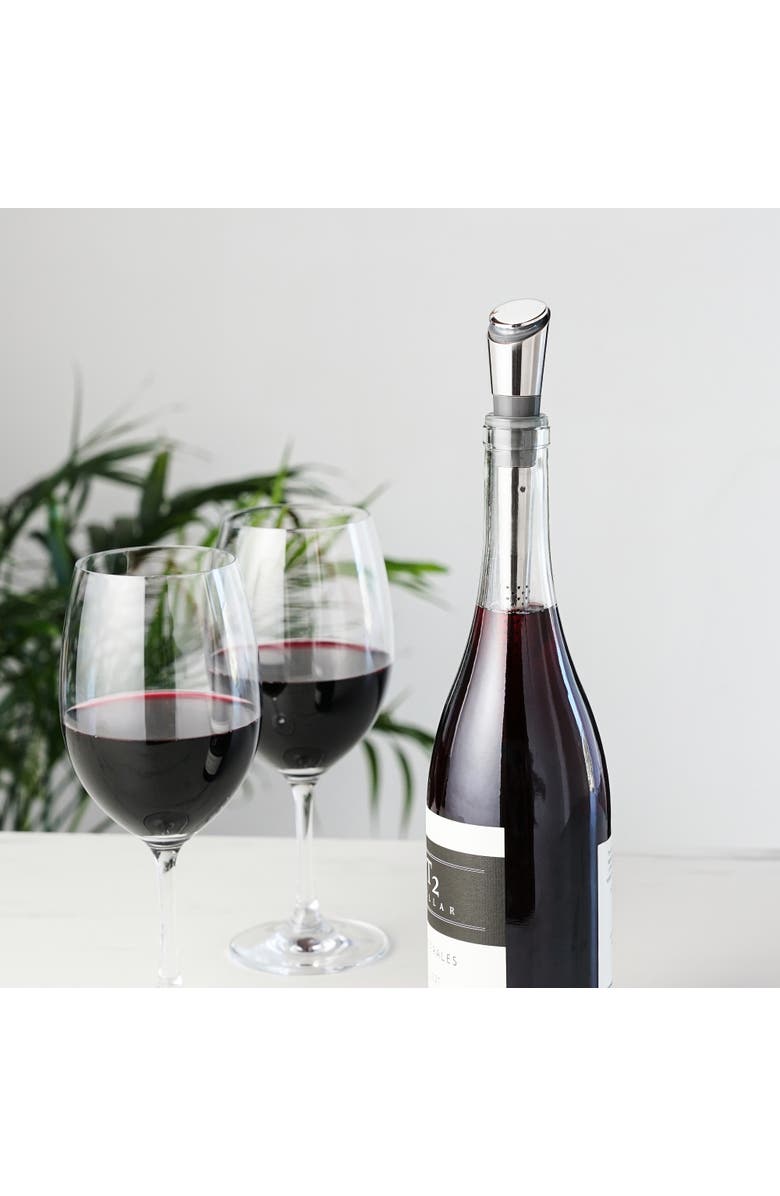 HOST FILTER Wine Pour Spout, Alternate, color, Silver