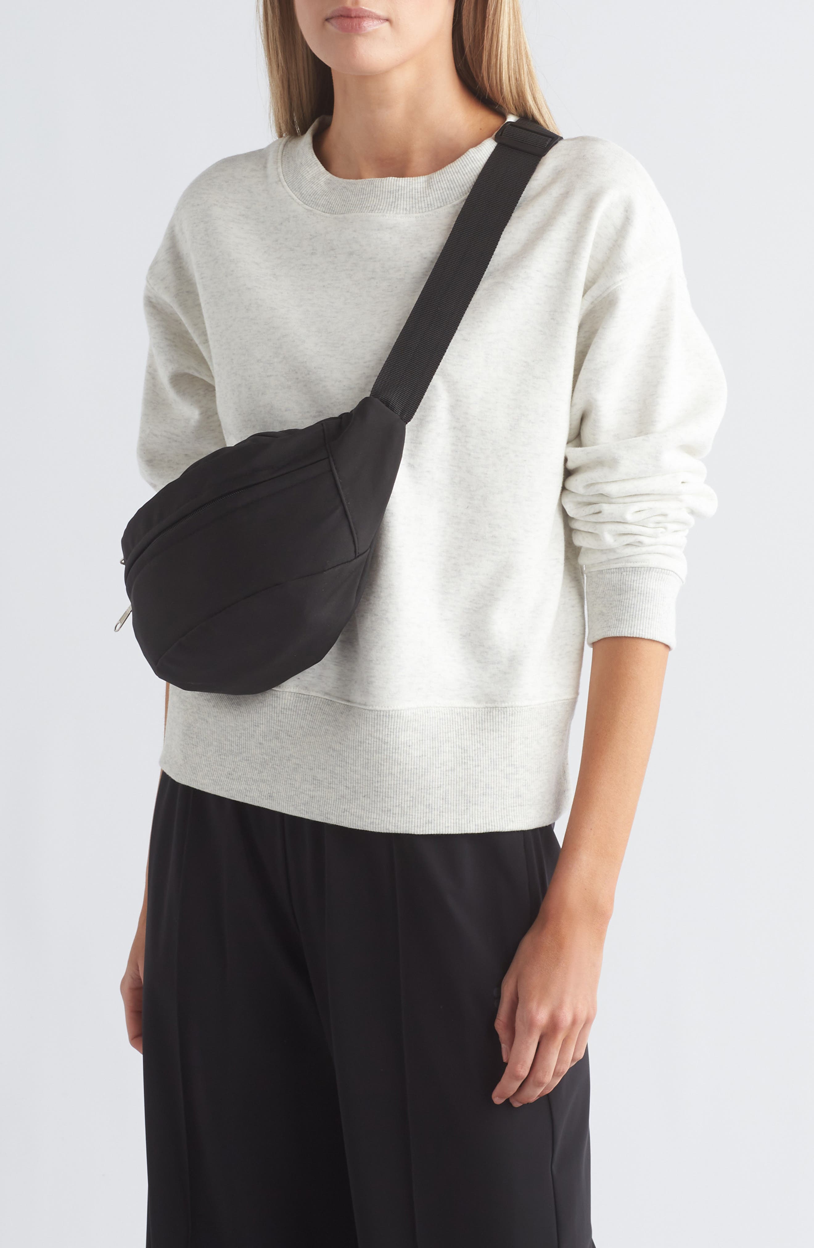 Z by Zella Active Crossbody, Alternate, color, Black