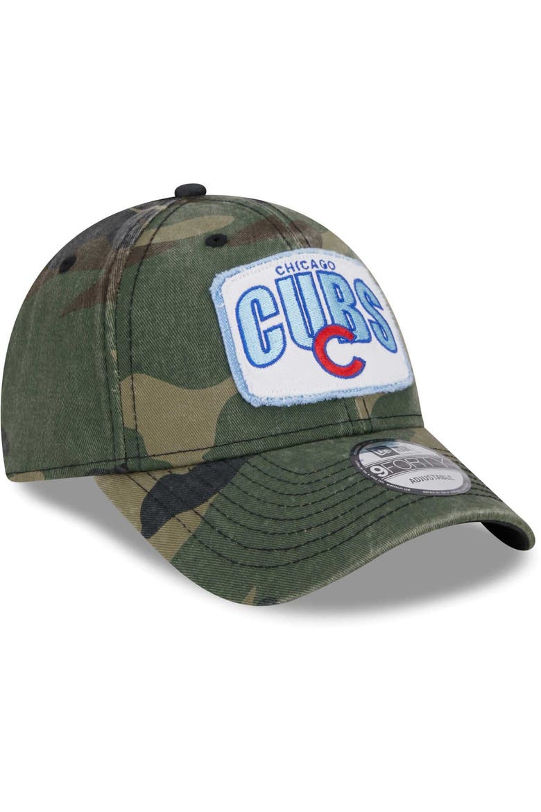 Men's New Era Camo Chicago Cubs Gameday 9FORTY Adjustable Hat, Alternate, color, Camo