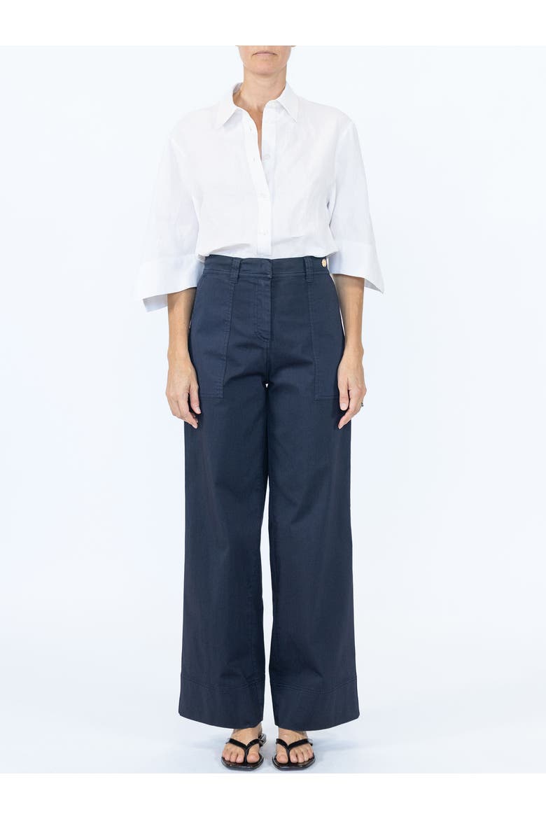 Sailor Wide leg pant, Alternate, color, Navy