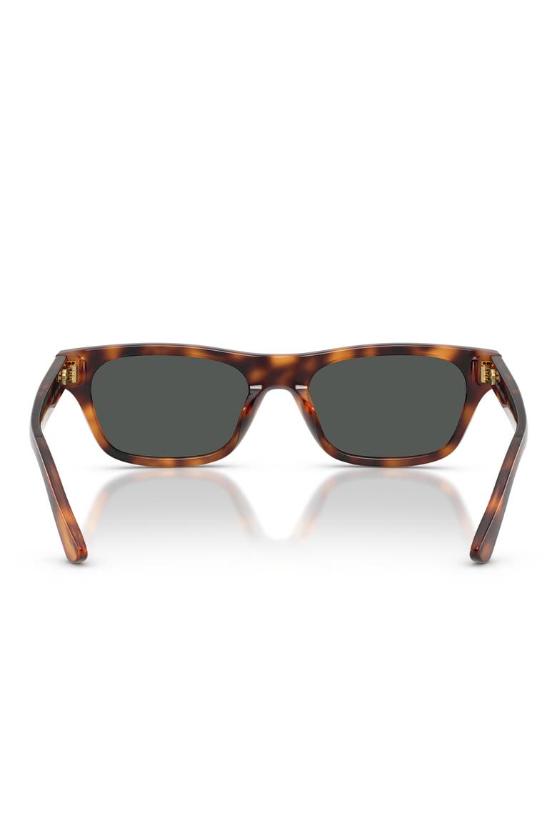 PH4238U 53mm Rectangle Sunglasses, Alternate, color, SHINY MARRONE TARTARUGA / GREY