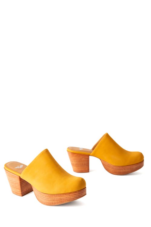 Fortress Ava Suede Clog Mule In Multi