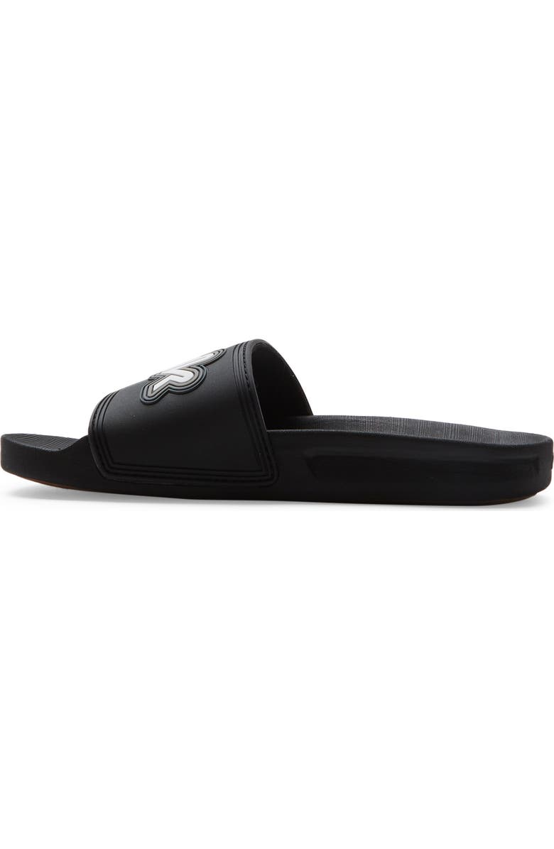 Quiksilver Kids' Rivi II Woordmark Slide Sandal, Alternate, color, Black