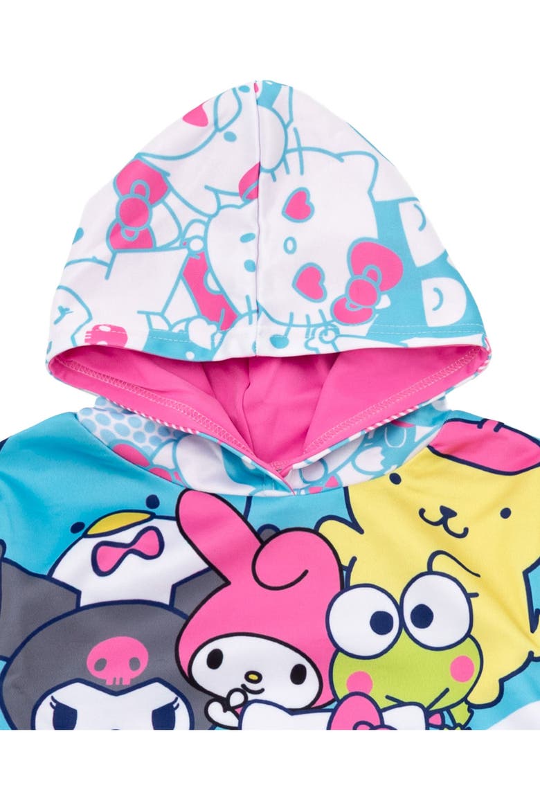 Sublimated Fleece Hoodie, Alternate, color, Hello Kitty Blue Pink