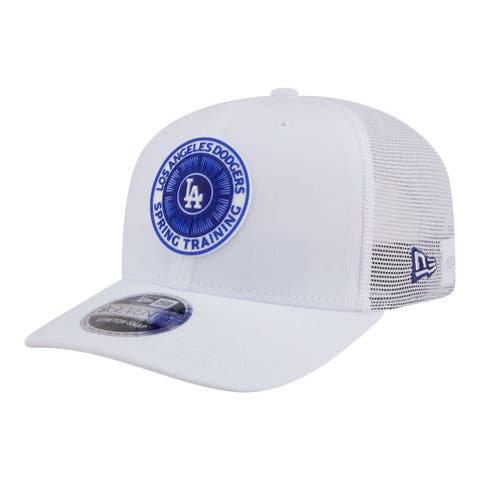 Men's New Era  White Los Angeles Dodgers 2026 Spring Training Fan Pack 9SEVENTY Adjustable Trucker Hat