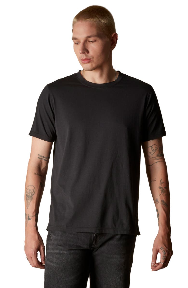 Members Only Men's Crew Neck T-Shirt, Main, color, Black