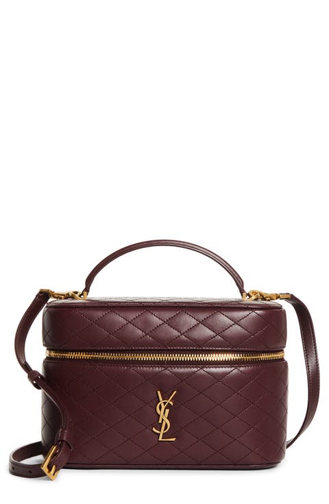 Large Gaby Quilted Leather Vanity Case