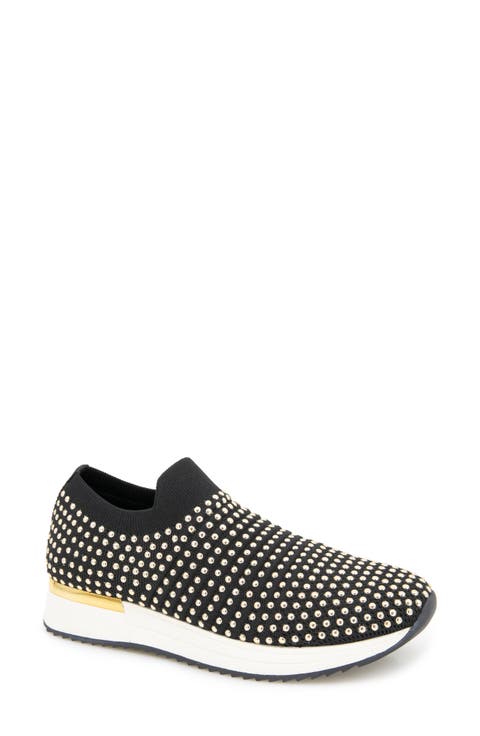 REACTION KENNETH COLE Cameron Embellished Jewel Platform Sneaker (Women)