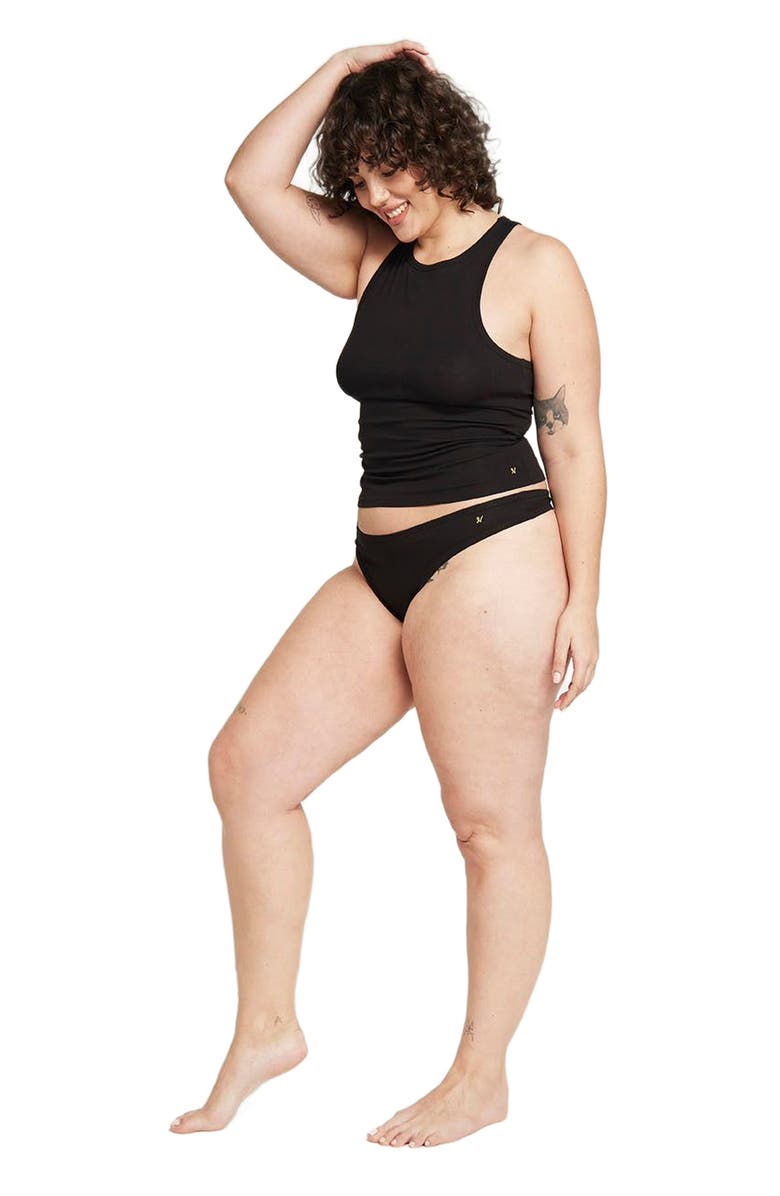 Nudea The Organic Cotton Classic Tank, Main, color, Black