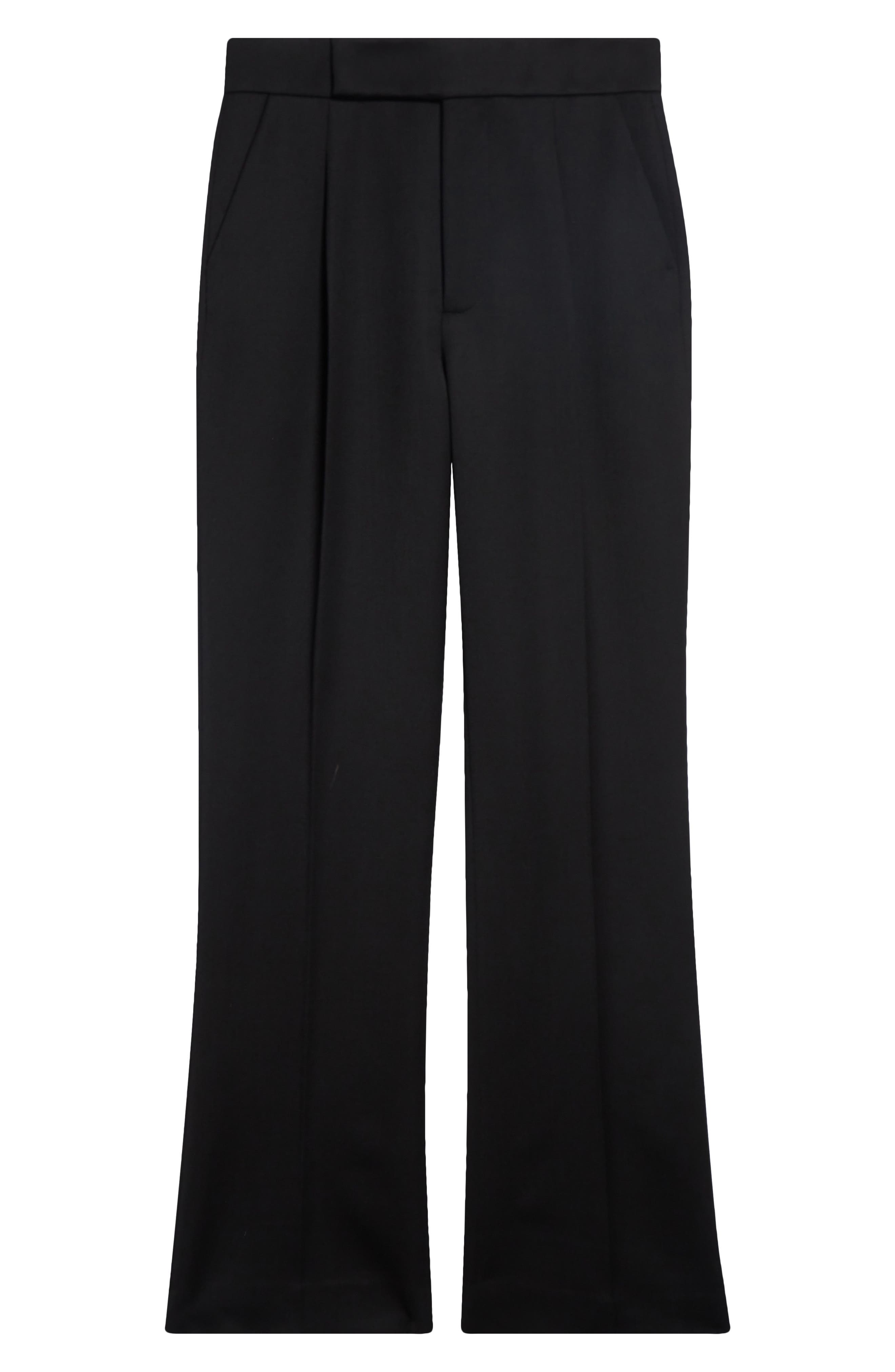 70s Pleated Virgin Wool Satin Trousers (Men) | Nordstrom