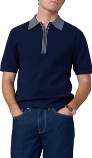 Joe's Jeans Retro Quarter Zip Polo