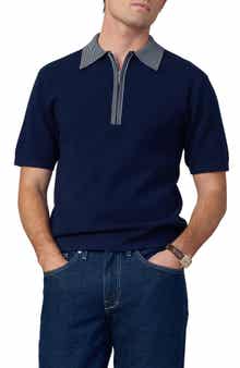 Joe's Jeans Retro Quarter Zip Polo