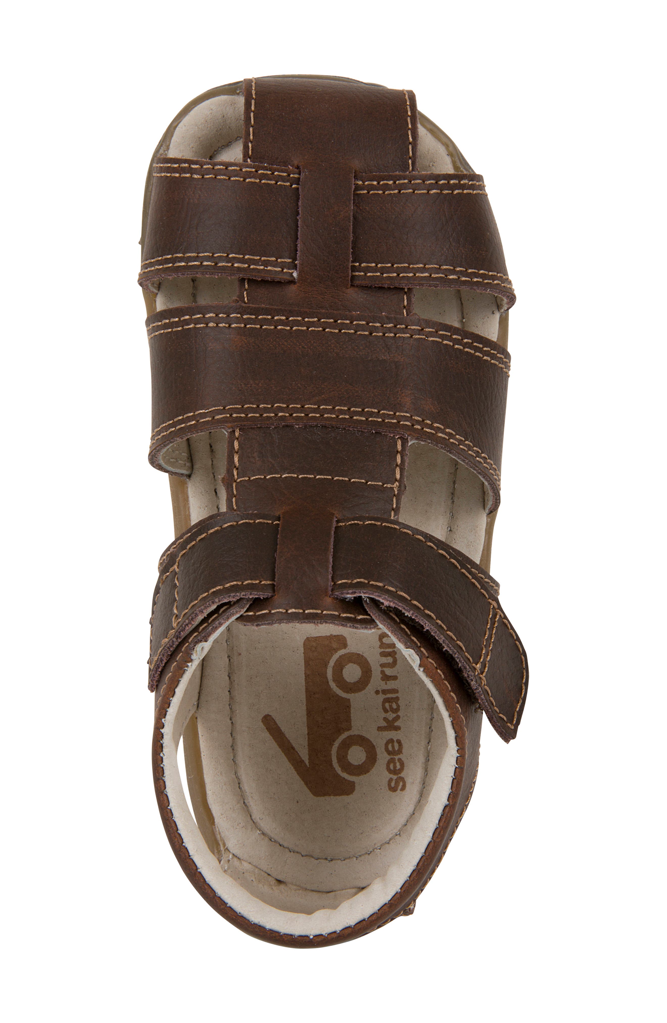 See Kai Run Jude Sandal, Alternate, color, Brown