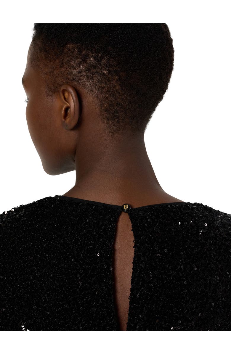 GERARD DAREL Liora Sequin Dress, Alternate, color, Black