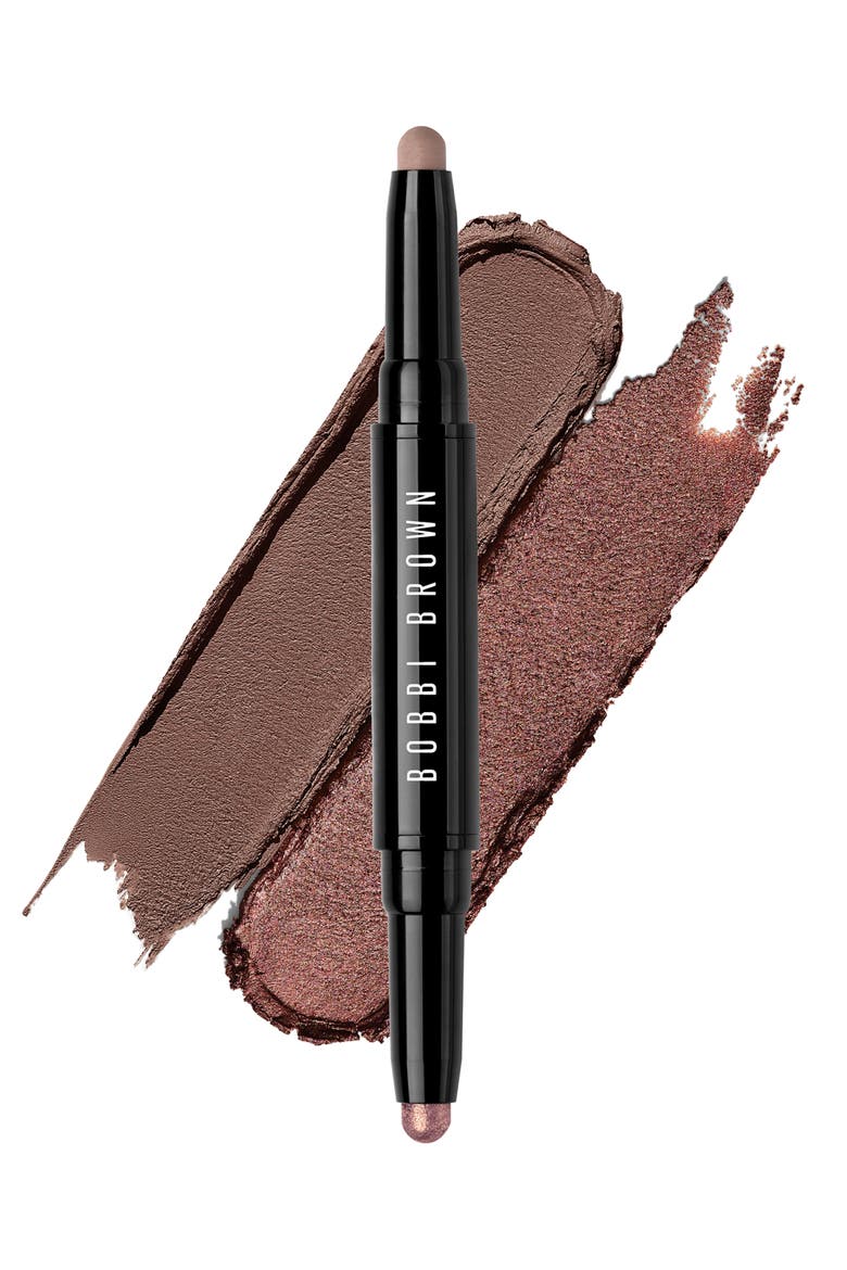 Dual-Ended Long-Wear Waterproof Cream Eyeshadow Stick, Main, color, PYRITE / MUTED TAUPE