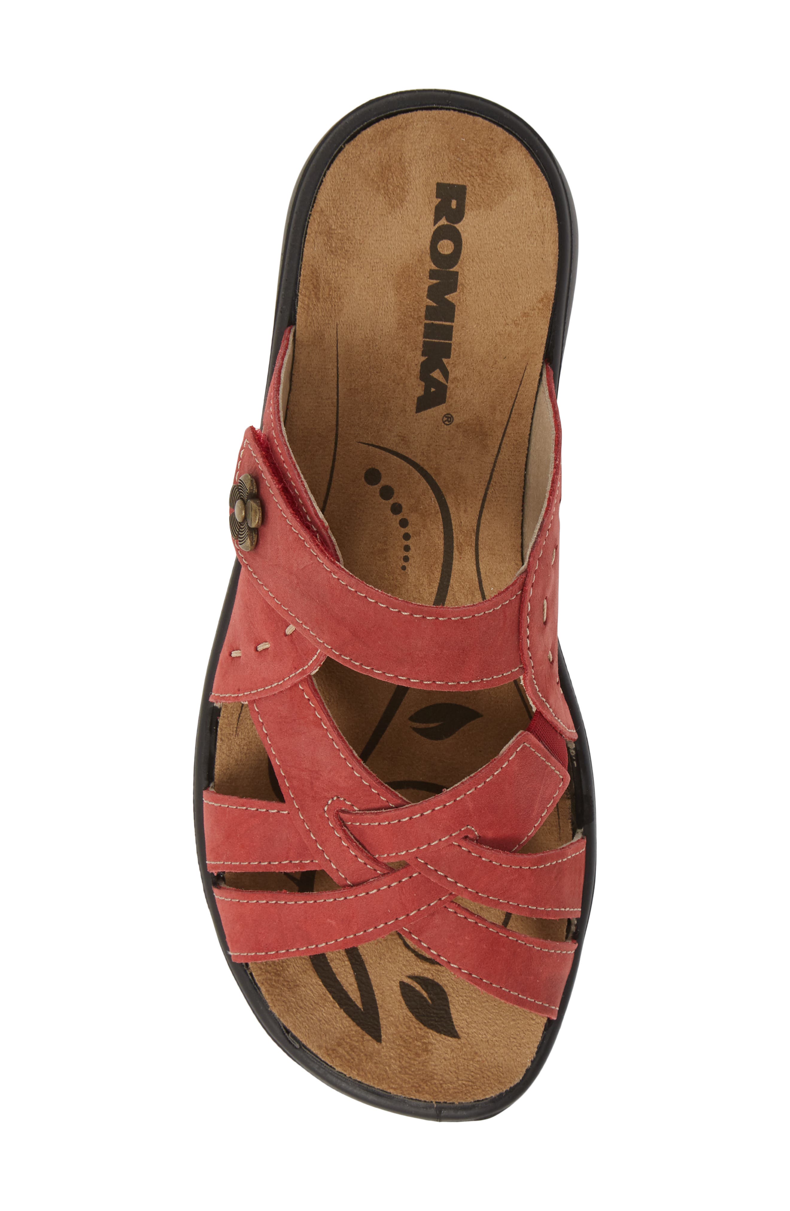 Romika<sup>®</sup> Ibiza 99 Slide Sandal, Alternate, color, Hibiscus Leather