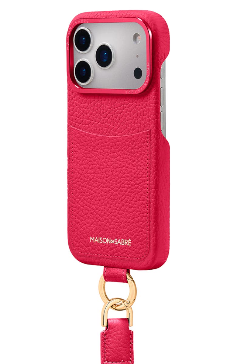 MAISON de SABRÉ Sling Phone Case, Alternate, color, Shibuya Fuchsia