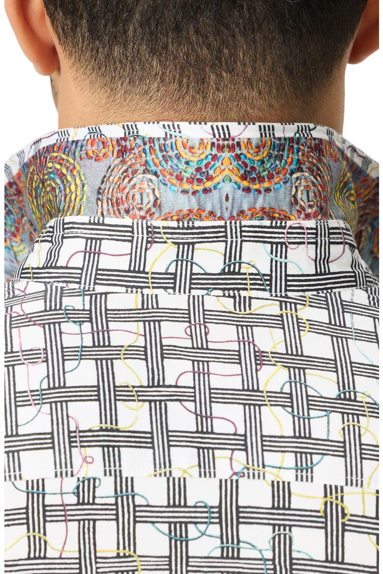 Sanger Long Sleeve Button-Up Shirt, Alternate, color, MULTI