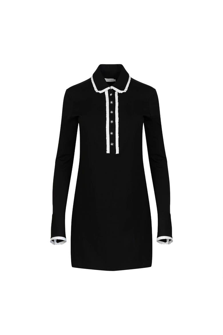 Estampe Dress, Main, color, Black