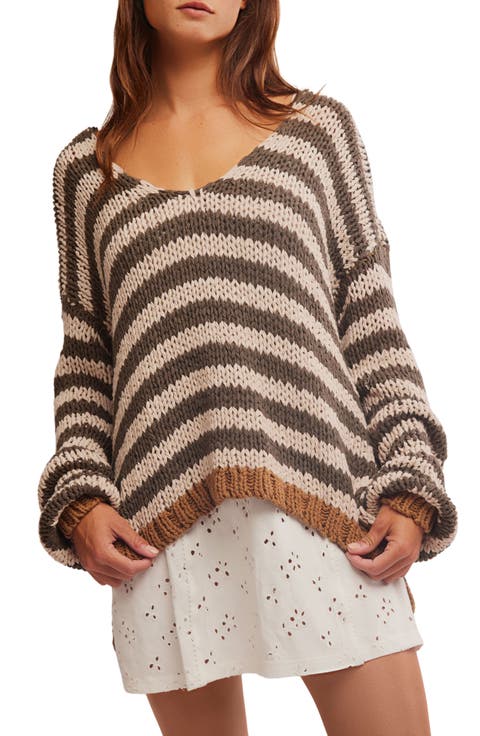 Portland Stripe Cotton Sweater