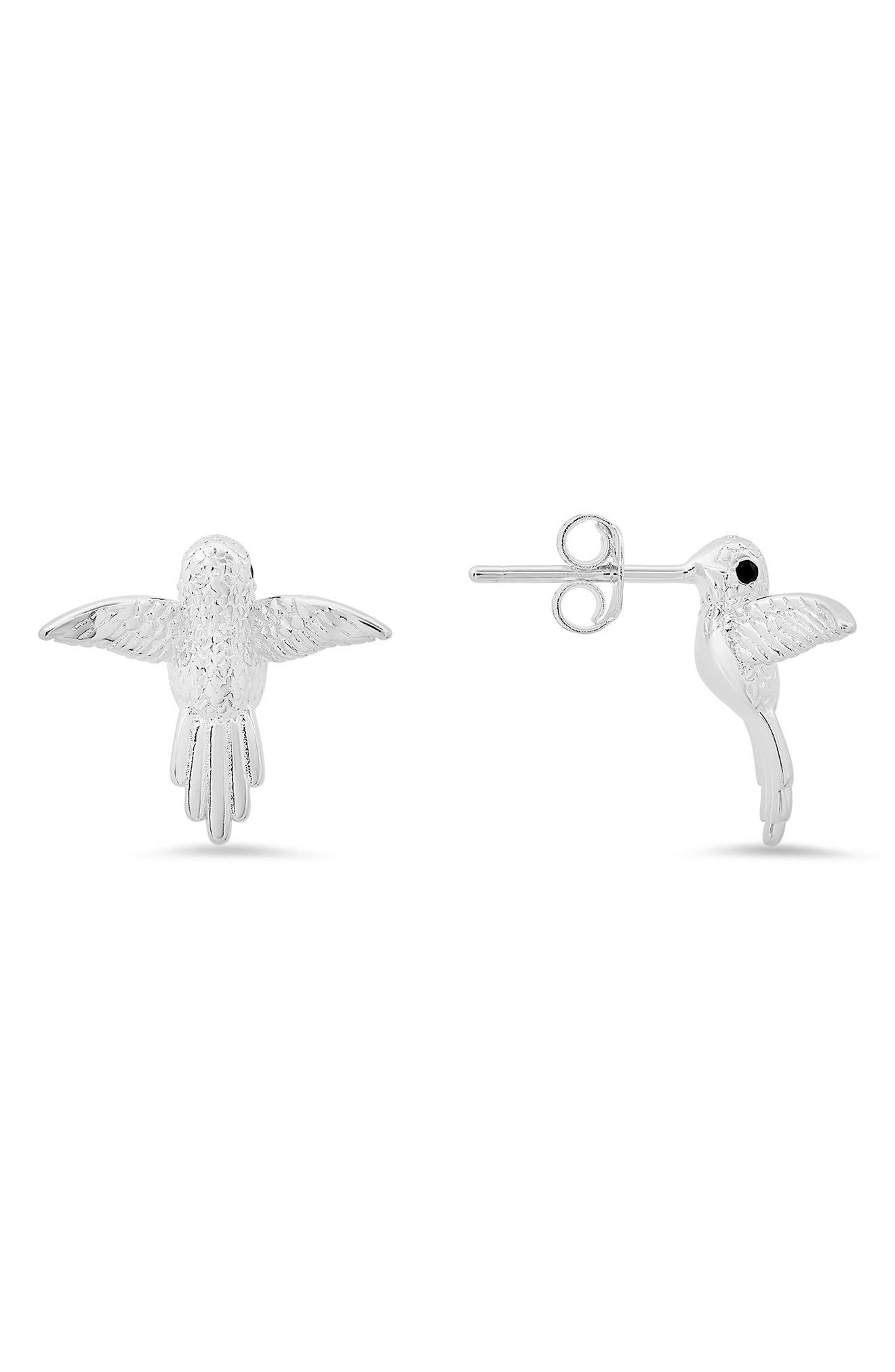 Queen Jewels Hummingbird Stud Earrings